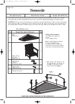 Предварительный просмотр 3 страницы Thomasville Nature's Retreat 12251-001 Assembly Instructions