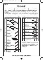 Thomasville Nature's Retreat 12251-005 Assembly Instructions Manual preview