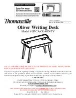 Preview for 1 page of Thomasville Oliver SPCA-OL48D-TV Manual