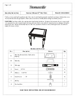 Thomasville Summer Silhouette 12265-002/012 Assembly Instructions preview