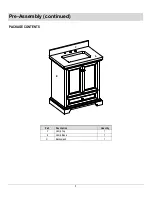 Preview for 5 page of Thomasville THMSVL30AVB Use And Care Manual