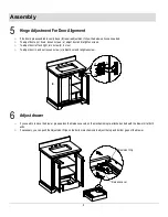 Preview for 8 page of Thomasville THMSVL30BVB Use And Care Manual