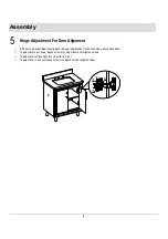 Предварительный просмотр 8 страницы Thomasville THMSVL30DVDG Use And Care Manual