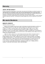 Preview for 3 page of Thomasville THMSVL60DVDG Use And Care Manual