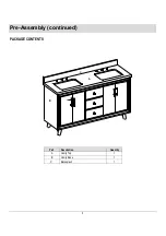 Preview for 5 page of Thomasville THMSVL60DVDG Use And Care Manual