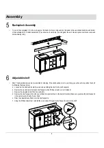 Preview for 8 page of Thomasville THMSVL60DVDG Use And Care Manual