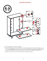 Preview for 12 page of Thomasville Whitney Bookcase SPLS-WHBK-TV Manual