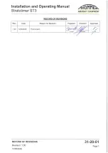 Preview for 3 page of Thommen STRATOTIMER ST3 Installation And Operating Manual