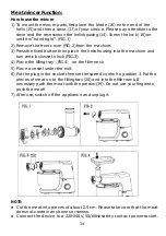 Предварительный просмотр 34 страницы Thompson Crea Chef XL THFP8714G Instruction Manual