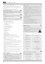 Предварительный просмотр 12 страницы Thompson WHP3311BK-UK Instruction Manual