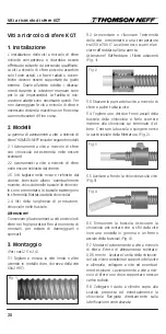 Предварительный просмотр 20 страницы Thomson Neff KGT Series Mounting And Maintenance Instructions