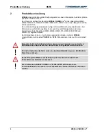 Preview for 8 page of Thomson Neff WIESEL POWERLine WM120 Mounting And Maintenance Instructions