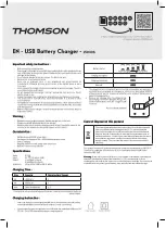 Preview for 1 page of THOMSON 150396 Quick Start Manual