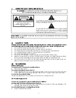 Preview for 4 page of THOMSON 30L03B Owner'S Manual