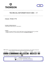 Preview for 13 page of THOMSON 32WB842S Technical Information