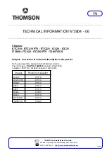 Preview for 14 page of THOMSON 32WB842S Technical Information