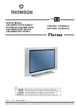 Preview for 1 page of THOMSON 37PB220S4 Service Manual