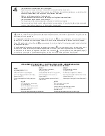 Preview for 2 page of THOMSON 50WS94E Service Manual