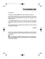 Preview for 20 page of THOMSON BOT610MXD - Manual