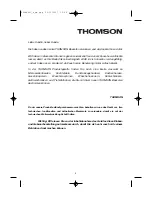 Preview for 16 page of THOMSON BOT63PXD User Manual