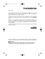 Preview for 30 page of THOMSON BOT63PXD User Manual