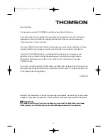 Preview for 24 page of THOMSON BOT68PXD User Manual