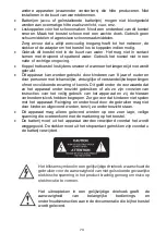 Предварительный просмотр 74 страницы THOMSON C600BS Operating Instructions Manual