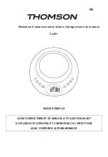 THOMSON CL201 Operating Instructions Manual preview