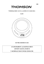 Предварительный просмотр 25 страницы THOMSON CL201 Operating Instructions Manual