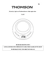 Предварительный просмотр 73 страницы THOMSON CL201 Operating Instructions Manual