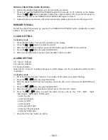 Preview for 15 page of THOMSON CL300P Operating Instructions Manual