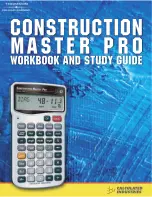 Preview for 1 page of THOMSON Construction Master Pro Workbook