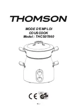 Preview for 2 page of THOMSON COUSCOOK THCS07860 User Manual