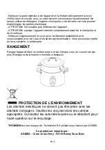 Preview for 7 page of THOMSON COUSCOOK THCS07860 User Manual