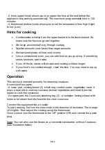 Preview for 11 page of THOMSON COUSCOOK THCS07860 User Manual