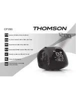 THOMSON CP280 User Manual предпросмотр