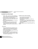 Preview for 40 page of THOMSON CP280 User Manual