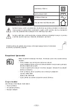 Предварительный просмотр 113 страницы THOMSON CP284DAB Operating Instructions Manual