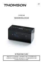 Предварительный просмотр 33 страницы THOMSON CR50DAB Operating Instructions Manual