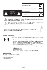 Предварительный просмотр 56 страницы THOMSON CR50DAB Operating Instructions Manual