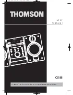 Preview for 2 page of THOMSON CS186 User Manual