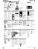 Предварительный просмотр 1 страницы THOMSON CS96 User Manual