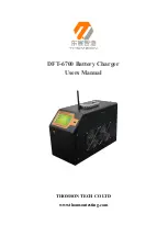 THOMSON DFT-6700 User Manual preview