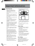 Preview for 3 page of THOMSON Disc Player TM9235 EN Owner'S Manual