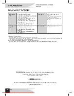 Preview for 74 page of THOMSON DP7200 User Manual