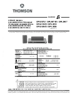 THOMSON DPL2930 Service Manual предпросмотр