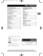 THOMSON DPL906 Owner'S Manual preview