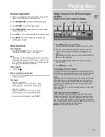 Preview for 16 page of THOMSON DPL909VD User Manual