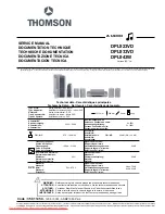 THOMSON DPL923VD Service Manual preview