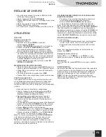 Preview for 7 page of THOMSON DS110B User Manual